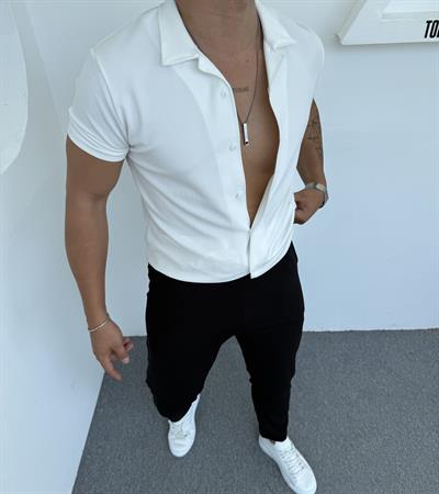 Duble Paça Kısakol Gömlek Takım