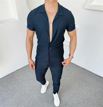 Fitil Detay Ottoman Takım Petrol Yeşili