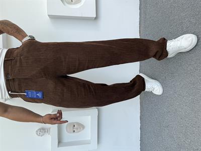 GRAMAJLI BAGGY KALIP KADİFE PANTOLON ACI KAHVE