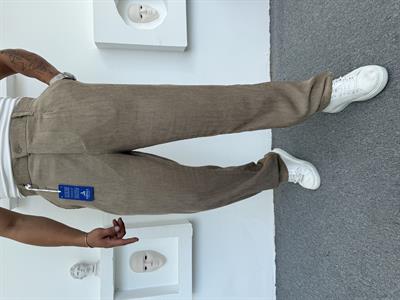 GRAMAJLI BAGGY KALIP KADİFE PANTOLON KİREMİT