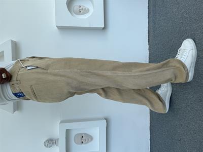 GRAMAJLI BAGGY KALIP KADİFE PANTOLON KREM