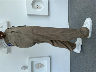 GRAMAJLI BAGGY KALIP KADİFE PANTOLON KİREMİT