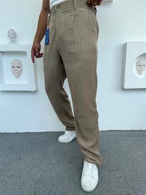 GRAMAJLI BAGGY KALIP KADİFE PANTOLON KİREMİT