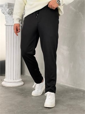 Gramajlı Jogger Pantolon Siyah