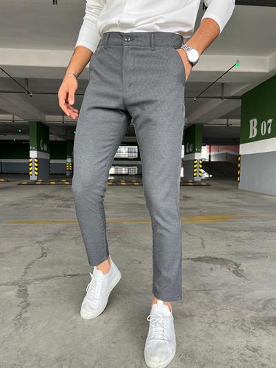 Gramajlı Klasik Kumaş Pantolon Antrasit