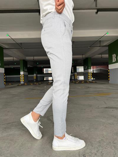 Gramajlı Klasik Kumaş Pantolon Gri