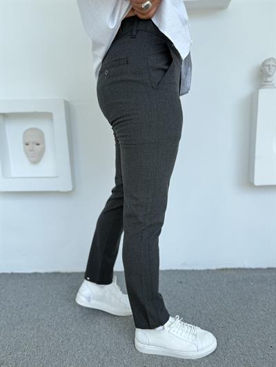 GRAMAJLI KLASİK SLİMFİT KUMAŞ PANTOLON ANTRASİT