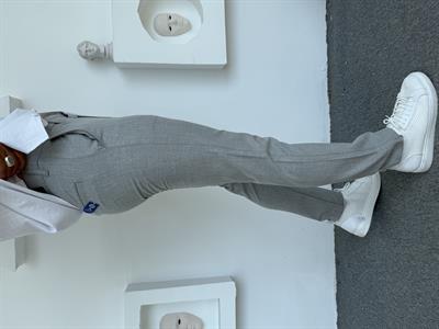 GRAMAJLI KLASİK SLİMFİT KUMAŞ PANTOLON GRİ