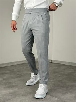 HARVEST MODEL İTALYAN KESİM PREMİUM KUMAŞ PANTOLON GRİ