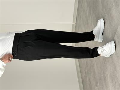 HARVEST MODEL İTALYAN KESİM PREMİUM KUMAŞ PANTOLON SİYAH