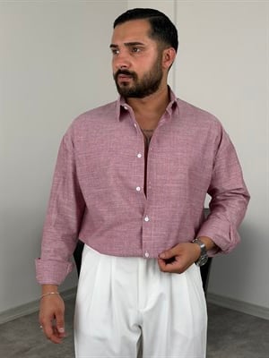 HAVAİ MODEL %100 KETEN GÖMLEK MÜRDÜM