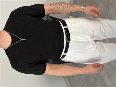 HFA BİSİKLET YAKA PAMUK TRİKO TİŞÖRT SİYAH