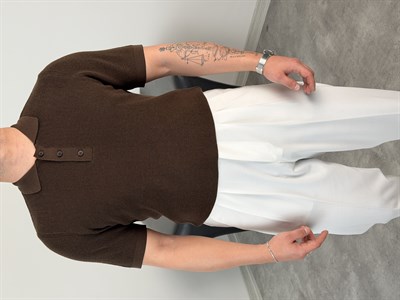 HFA DÜĞMELİ POLO YAKA TRİKO TİŞÖRT ACI KAHVE