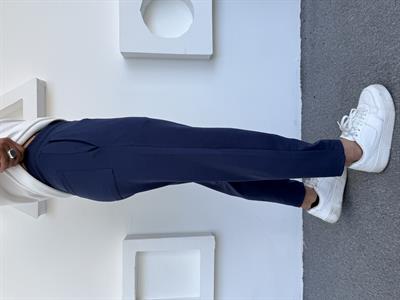 İthal Crap Kumaş Boyfriend Pantolon Lacivert