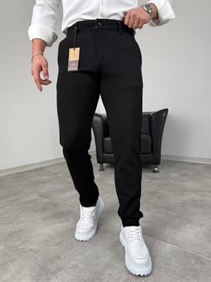 İTHAL KUMAŞ PREMİUM SLİMFİT KUMAŞ PANTOLON SİYAH