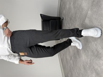 İTHAL KUMAŞ PREMİUM SLİMFİT KUMAŞ PANTOLON ANTRASİT