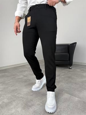 İTHAL KUMAŞ PREMİUM SLİMFİT KUMAŞ PANTOLON SİYAH