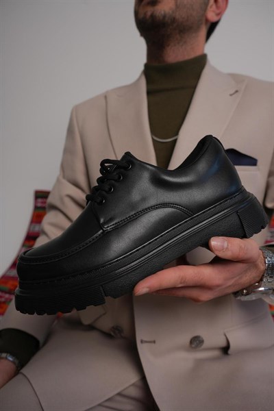 KALIN TABAN B2 MODEL MAT SİYAH AYAKKABI