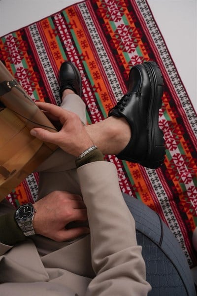 KALIN TABAN B2 MODEL MAT SİYAH AYAKKABI