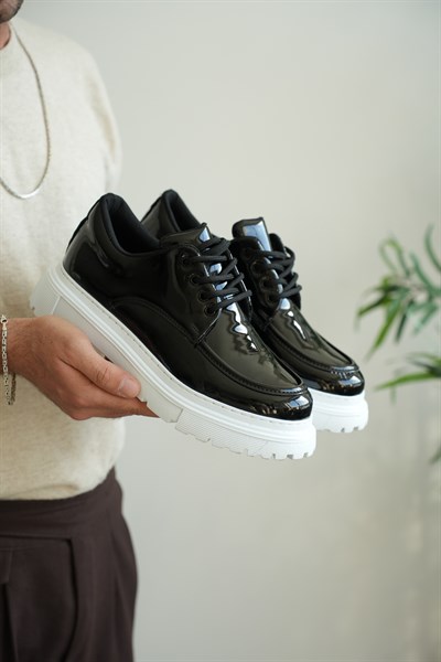 KALIN TABAN B2 MODEL TABAN BEYAZ SİYAH RUGAN AYAKKABI