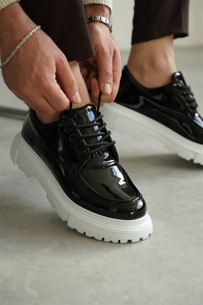 KALIN TABAN B2 MODEL TABAN BEYAZ SİYAH RUGAN AYAKKABI