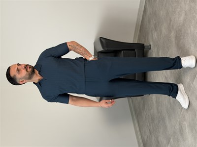 OTTOMAN PAMUK ÖRME YAZLIK TAKIM PETROL YEŞİLİ