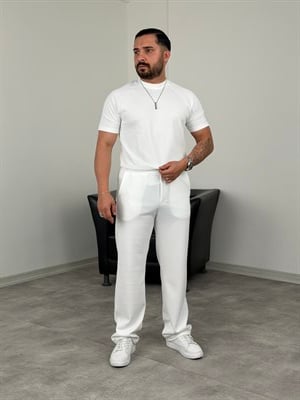 ÖZEL KALIP KREP TAKIM BEYAZ