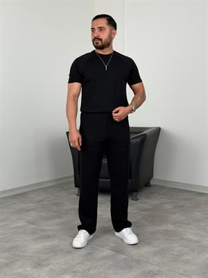 ÖZEL KALIP KREP TAKIM SİYAH