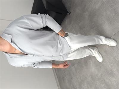 ÖZEL KESİM CRAP UZUNKOL GÖMLEK GRİ