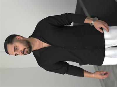 ÖZEL KESİM CRAP UZUNKOL GÖMLEK SİYAH