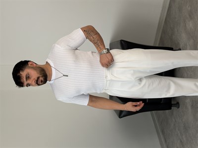 PAMUK TRİKO BİSİKLET YAKA TİŞÖRT BEYAZ