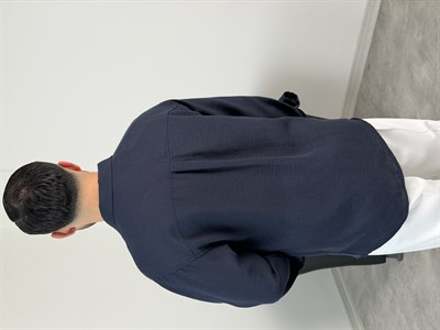 PERA KETEN UZUNKOL OVERSİZE GÖMLEK LACİVERT