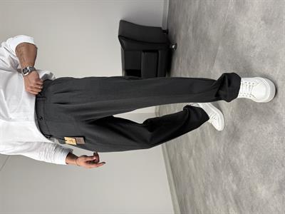 PİLELİ KUMAŞ BAGGY PREMİUM ANTRASİT