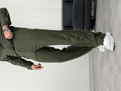 PREMİUM ÇİZGİLİ CRAP TAKIM HAKİ YEŞİL