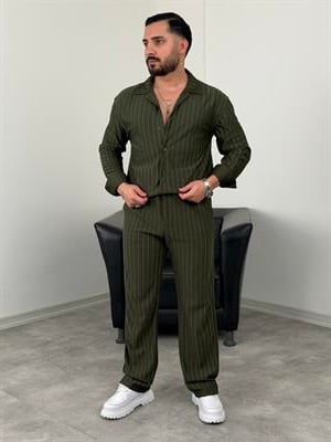 PREMİUM ÇİZGİLİ CRAP TAKIM HAKİ YEŞİL