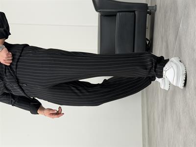 PREMİUM ÇİZGİLİ CRAP TAKIM SİYAH