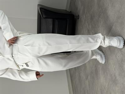 PREMİUM DABIL KUMAŞ TAKIM BEYAZ