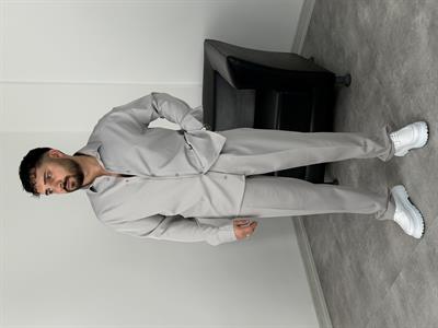 PREMİUM DABIL KUMAŞ TAKIM GRİ