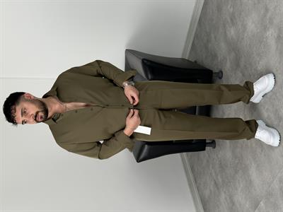 PREMİUM DABIL KUMAŞ TAKIM HAKİ YEŞİL