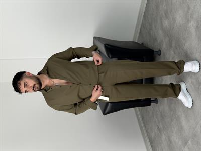 PREMİUM DABIL KUMAŞ TAKIM HAKİ YEŞİL