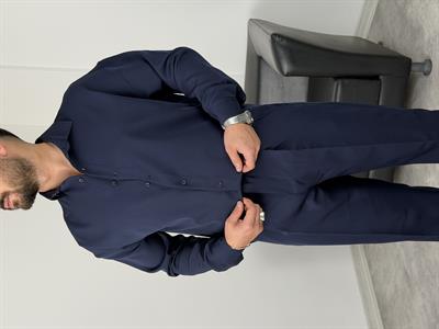 PREMİUM DABIL KUMAŞ TAKIM LACİVERT