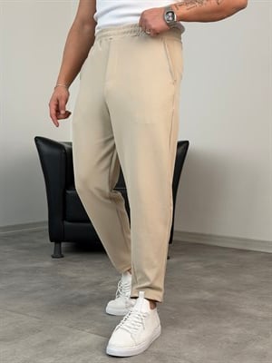 PREMİUM KREP BOYFRİEND PANTOLON BEJ