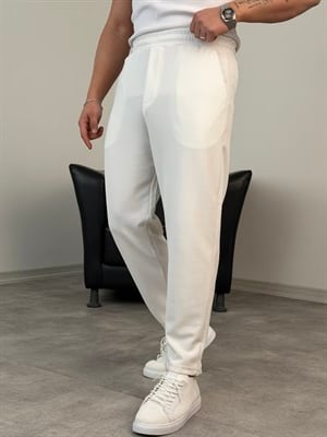 PREMİUM KREP BOYFRİEND PANTOLON BEYAZ
