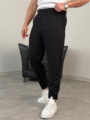 PREMİUM KREP BOYFRİEND PANTOLON SİYAH