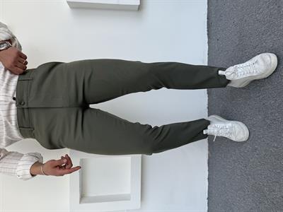 Premium Slimfit Klasik Kumaş Pantolon Çağla Yeşili