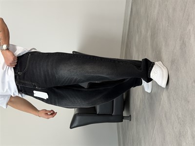 PREMİUM SÜPER BAGGY KOT PANTOLON SİYAH