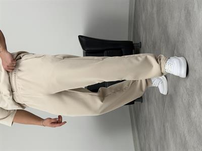 PREMİUM YAZLIK DABIL KUMAŞ TAKIM BEJ