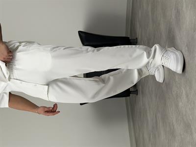 PREMİUM YAZLIK DABIL KUMAŞ TAKIM BEYAZ