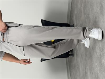 PREMİUM YAZLIK DABIL KUMAŞ TAKIM GRİ