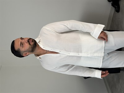 RAHAT KALIP %100 PAMUK MÜSLİN GÖMLEK BEYAZ